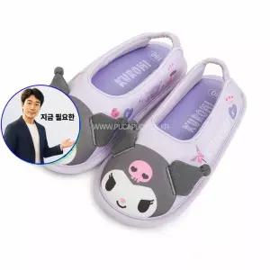 쌍문상회 지금 필요한 쿠로미 마카롱 미끄럼방 덧신 캐릭터 여아동 슬리퍼