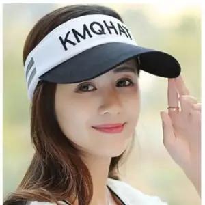 스포츠 화이트 차단 벨트형 여성 모자 썬햇 자외선