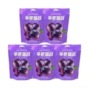 다이어트간식 푸룬 큐브 젤리 x 60g 5개