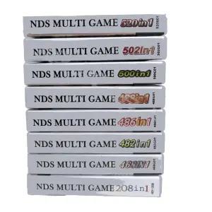 DS NDS XL NDSL NDSI용 208 in 멀티 카트 슈퍼 콤보 비디오 게임 카트리지 카드