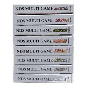 DS NDS XL NDSL NDSI용 멀티 카트 슈퍼 콤보 비디오 게임 카트리지 카드 520 in