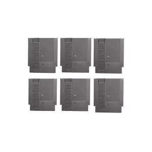NES용 WICAREYO 카트리지 쉘 호환 6pcs/세트 그레이 카트 케이스 게임 카드 미국 버전 교체 나사 3개 포함
