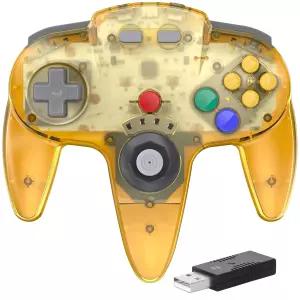24GHz 무선 N64 스위치 온라인 컨트롤러 USB 수신기 Windows PC 노트북 iOS Mac Raspberry Pi와 호환