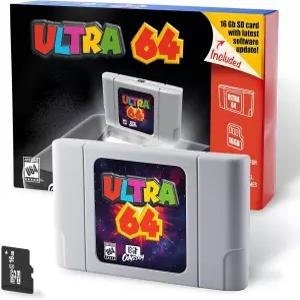 N64 + 6Gb SD 카드용 울트라 64 플래시 카트