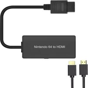 Azduou N64에서 HDMI 변환기로 N64 게임 콘솔 비디오 신호를 변환 HDTV 어댑터/컨버터 에 쉽게 연결 SNES