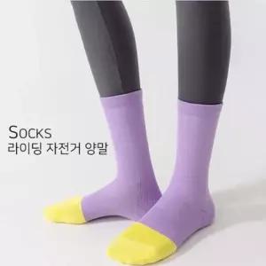 반사 기능성 자전거 라이딩 양말 남녀공용 운동 러닝 등산용
