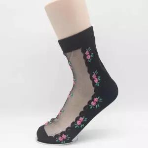 여성 시스루 양말 블랙 3켤레 여성검정양말 시원한양말