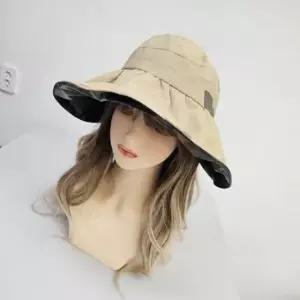 챙모자 프린트 팔토시 썬캡 나비