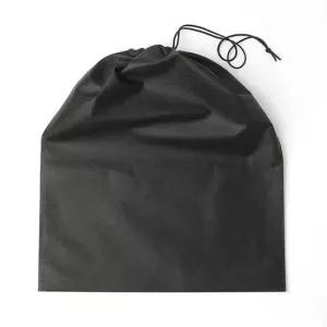 한쪽 스트링 부직포 파우치 20p세트 39x48cm 블랙 스트링파우치
