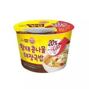 황태콩나물 (무)오뚜기컵밥 황태콩나물해장국밥301.5gX12개