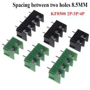 펜스 타입 연결 터미널, 블랙 및 그린 PCB KF8500, 8.5mm, 2P, 3P, 4P, 로트 당 5 개