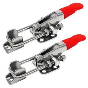 CUKAYO 2PCS 클램프 헤비 토글 304 400LB 용량 스테인리스 조절 스틸 듀티