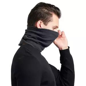 플리스 방한 넥워머 네이비