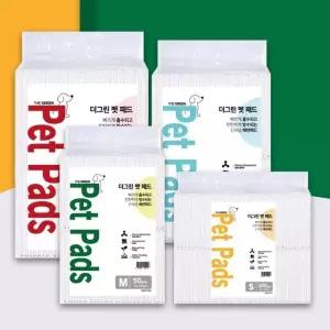 더그린 실속형 펫 배변 패드 강아지 애견 S/M/L/XL 대형견패드 (WBC2AB6)