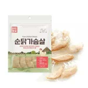 강아지 순 닭가슴살 통살 영양 간식 200g 애견 강아지간식 강아지육포 (WE31F43)