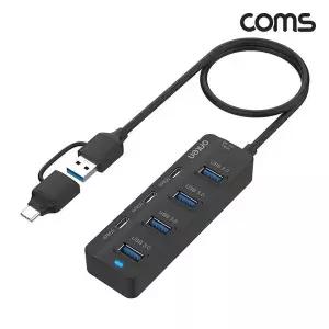 7 in 2 USB-C and USB-A 3.0 7포트 멀티허브 WFLS20I