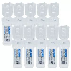 대한약품 아이콘액 염화나트륨 생리 식염수 20ml x 낱개 10개 렌즈세정액 렌즈세척