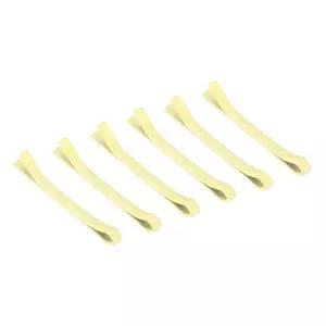 메카닉시티 6Pcs 작은 인형 헤어핀 5mm/059인치 베이지 미니 메탈 헤어 클립 바비 핀 공예 용품 보우 DIY