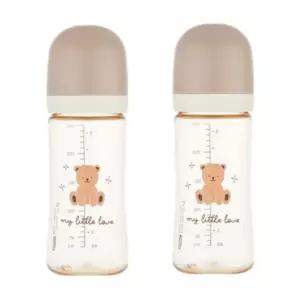 에디슨 아기 젖병 250ml 출산 선물 준비물 베이지X2 BNS