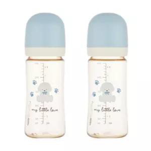 에디슨 아기 젖병 250ml 출산 선물 준비물 블루 X2개 BNS