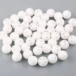 Galepromot 10Pcs 동물 인형 래틀 및 플러시 링 수리 소음기용 흰색 볼 삽입물