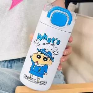 [RIZPICK]짱구 컬러풀 빨대 텀블러 560ml-화이트