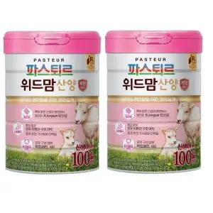 파스퇴르 위드맘 산양분유 100일 제왕 750g 2캔