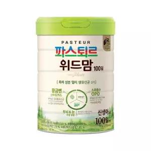 파스퇴르 위드맘 신생아 100일분유 750g 1캔