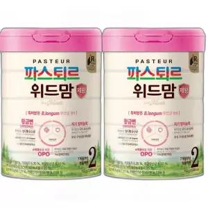파스퇴르 위드맘 제왕분유2단계 750g 2캔