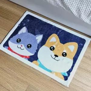 [룽스_63]욕실 현관 주방 시바시바 대형 욕실매트 800 500