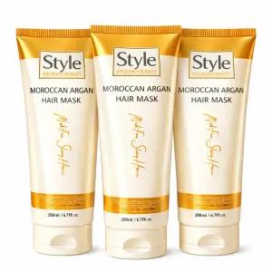모로칸 아르간 헤어 클리닉 트리트먼트 헤어팩 200ml 3개