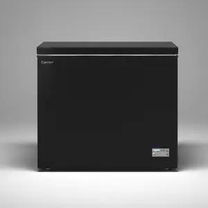 캐리어 다목적 냉동고 CSC-200FDBH 블랙 200리터 가정용 급속 업소용 아이스크림 냉동고