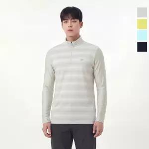 웨스트우드 남성 스트라이프 긴팔 집티_WO2MCTS323