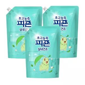 초고농축피죤 실내건조 프레시데이 1.3L, 3개 [포켓몬에디션]