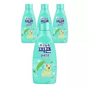 초고농축피죤 실내건조 프레시데이 1L, 4개 [포켓몬에디션]