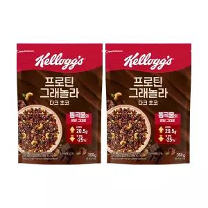켈로그 다크 초코 프로틴 딜라이트 그래놀라 350g, 2개