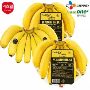 CJ프레시웨이 고당도 달콤쫀득 바나나 3.5kg (2~4송이)
