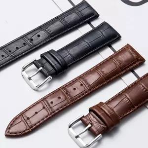 [명품 시계줄 호환] 지넥스 천연가죽시계줄 악어스트랩 밴드 디버클 교체 22mm