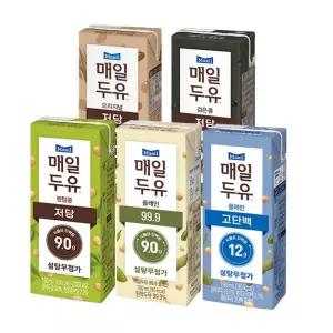 매일두유 99.89 무첨가두유190mlx48팩/오리지널/초콜릿/검은콩/고단백