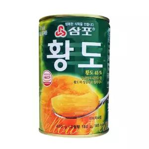 삼포 황도 슬라이스 400g x24개