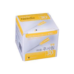 정림 일회용 주사침 30G (1-1/2 inch) 100개입