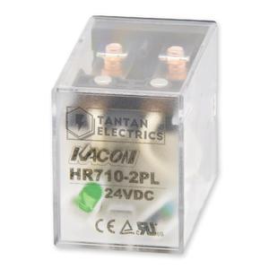 HR710-2PL AC220V DC24V 선택 10A 릴레이 LY2 소켓 8핀 2극 2a2b LED 스위치 카콘