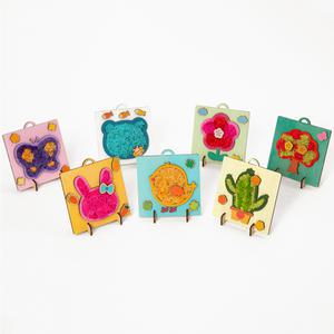 모스 액자 만들기 세트 DIY 키트 이끼 나무 재질 어린이 돌봄 방과후 돌봄