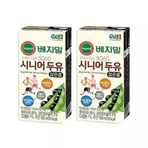 정식품 5060시니어두유 검은콩 190mL 48팩