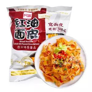 백가진기 홍유면피 중국 비빔 라면 간식 중국식품