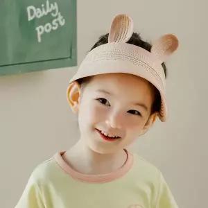 [보리보리/해피프린스](SIZE~6Y) 래빗 밀짚 아기 썬캡