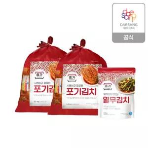 종가 중부식 포기김치 10.4kg + 열무김치 400g