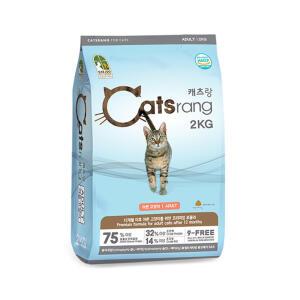 노령묘사료 길고양이사료 캐츠랑 어덜트 2kg