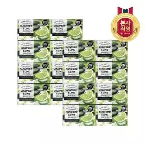 [엘지생활건강]온더바디 슈퍼보타닉 오이라임 비누 80g 4입 X 4개 (총16개입)