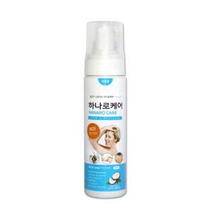 하나로케어 샴푸 200ml 버블형 물없이 세정 피부 병원 요양원